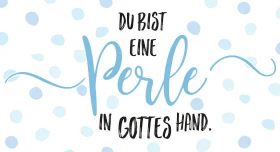 Wandschmuckschild Perle