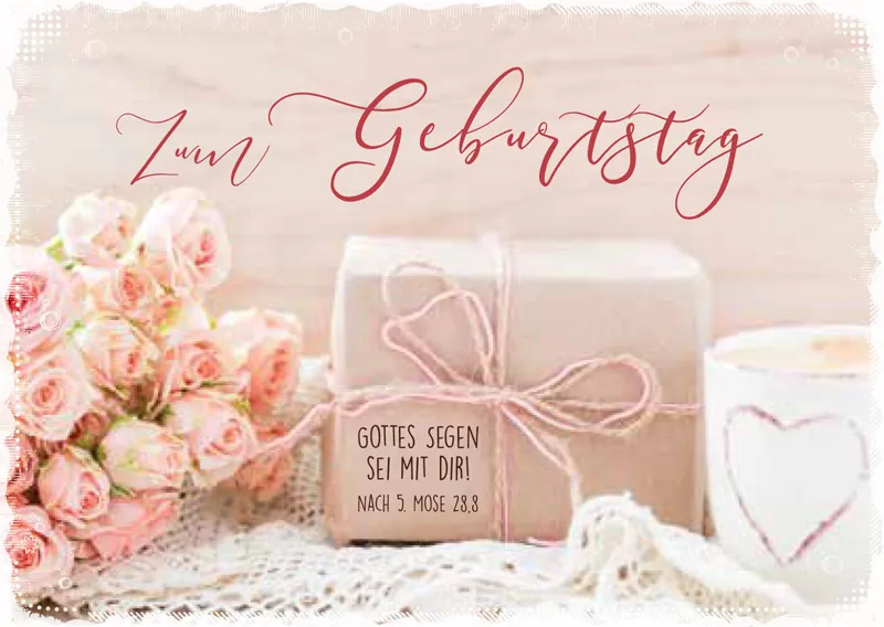 Minikarten Geburtstag - Set mit 4 verschiedenen Motiven ä 3 Stück