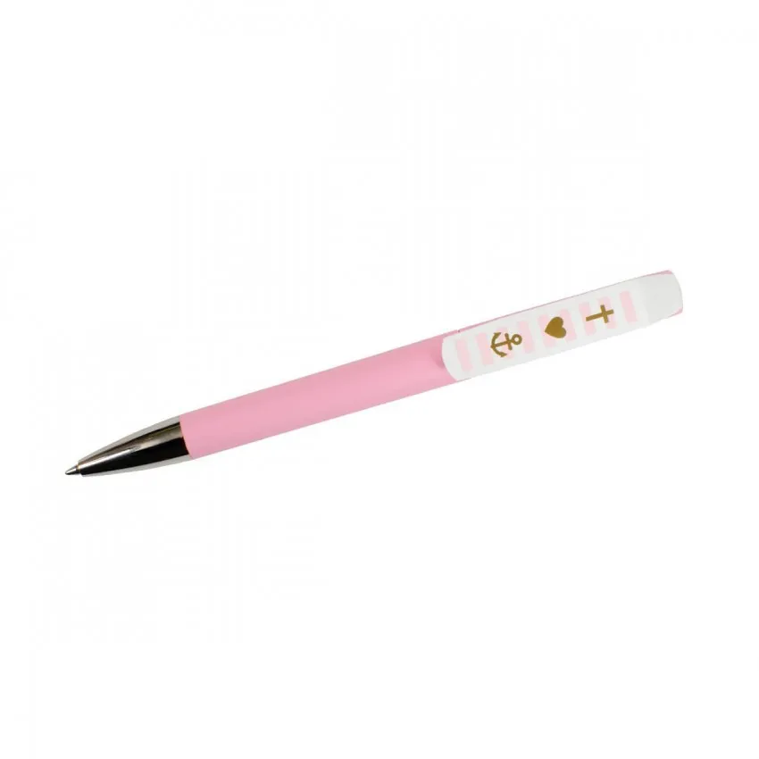 Stylo « Foi Amour Espoir » rose