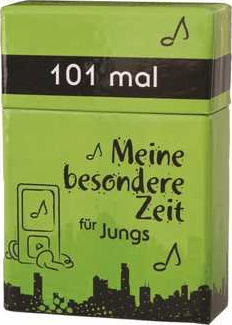 101 mal Meine besondere Zeit - für Jungs - Box mit 51 beidseitig bedruckten Kärtchen