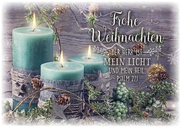 Postkarten 12 Stk.: Weihn. - Der Herr ist mein