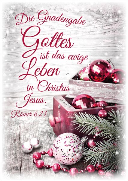 PK CHRISTBAUMSCHMUCK, 12 STÜCK - POSTKARTE