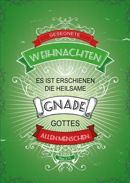 PK VINTAGE WEIHNACHTEN, ES IST ERSCHIENEN.. , 12 STÜCK - POSTKARTE