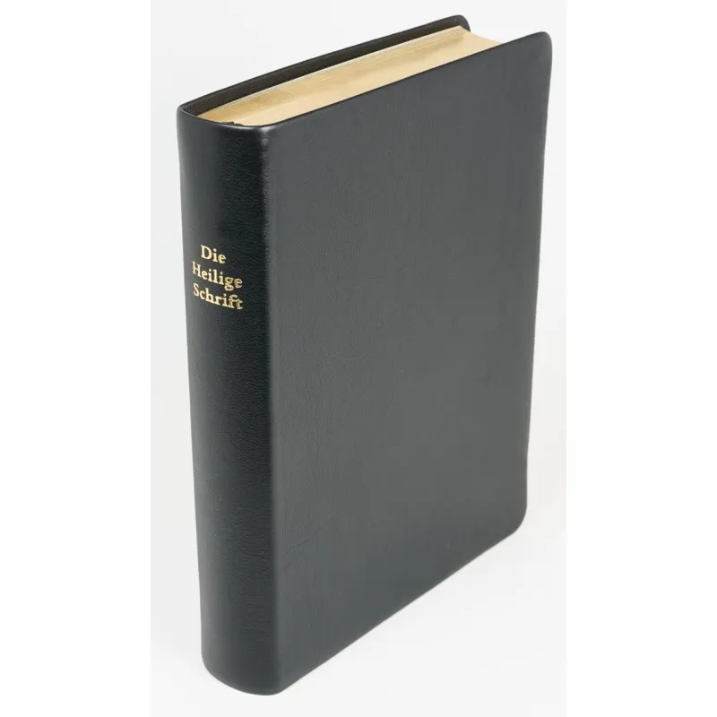 Elberfelder Schreibrandbibel 723 CSV Hückeswagen Kleine Ausgabe - Kalbsleder schwarz,...