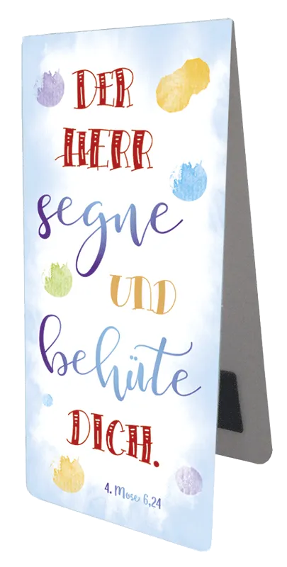 Magnet Lesezeichen Der Herr segne und behüte dich - 4. Mose 6,24