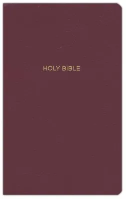 Anglais, Bible, NKJV, Gift & Award, similicuir, bordeaux