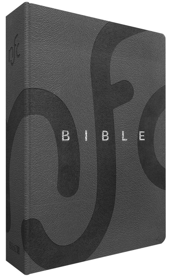 Bible, Nouvelle Français courant, luxe - couverture souple, simili cuir gris, tranche argent,...