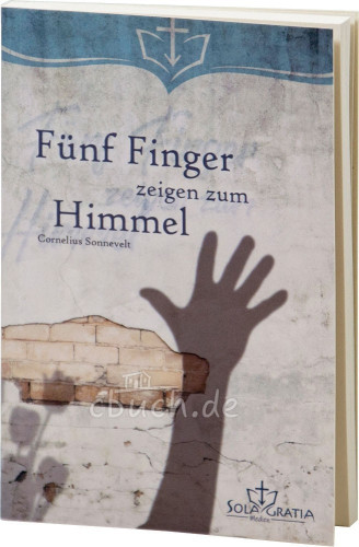 Fünf Finger zeigen zum Himmel