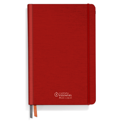 Agenda Essentiel, rouge (L') - Planifier vos objectifs