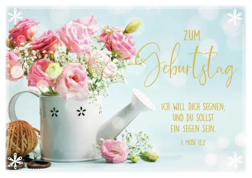 PK Strauß in Gießkanne GF