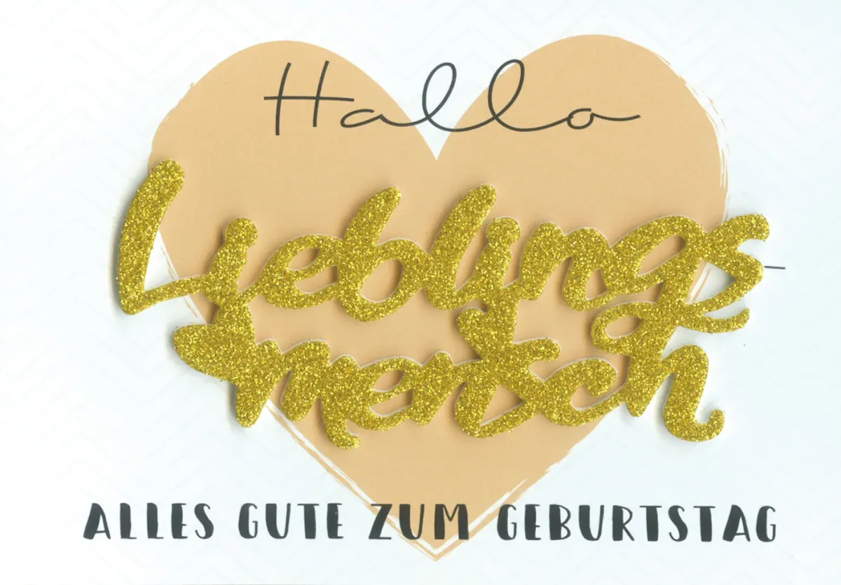 Doppelkarte Lieblingsmensch