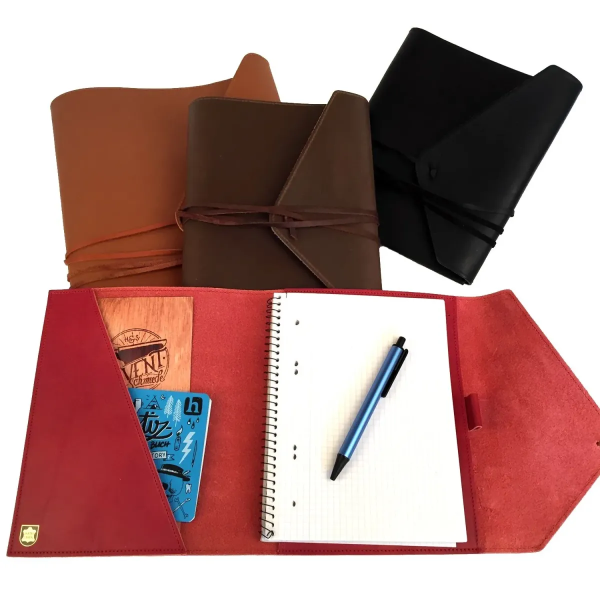 Notizmappe - A4 Dickleder