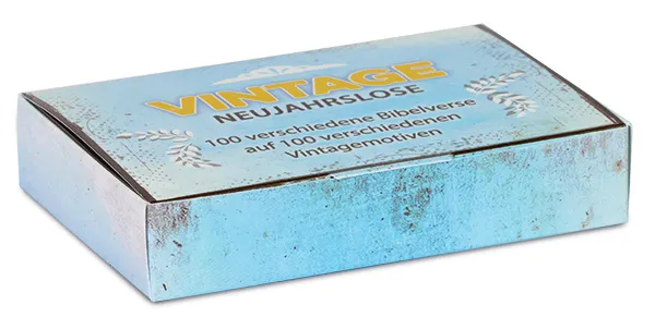 Neujahrslose 100 Stück Vintagemotiven