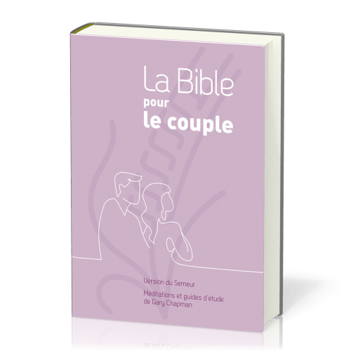 Bible pour le couple Semeur 2015, mauve - couverture rigide