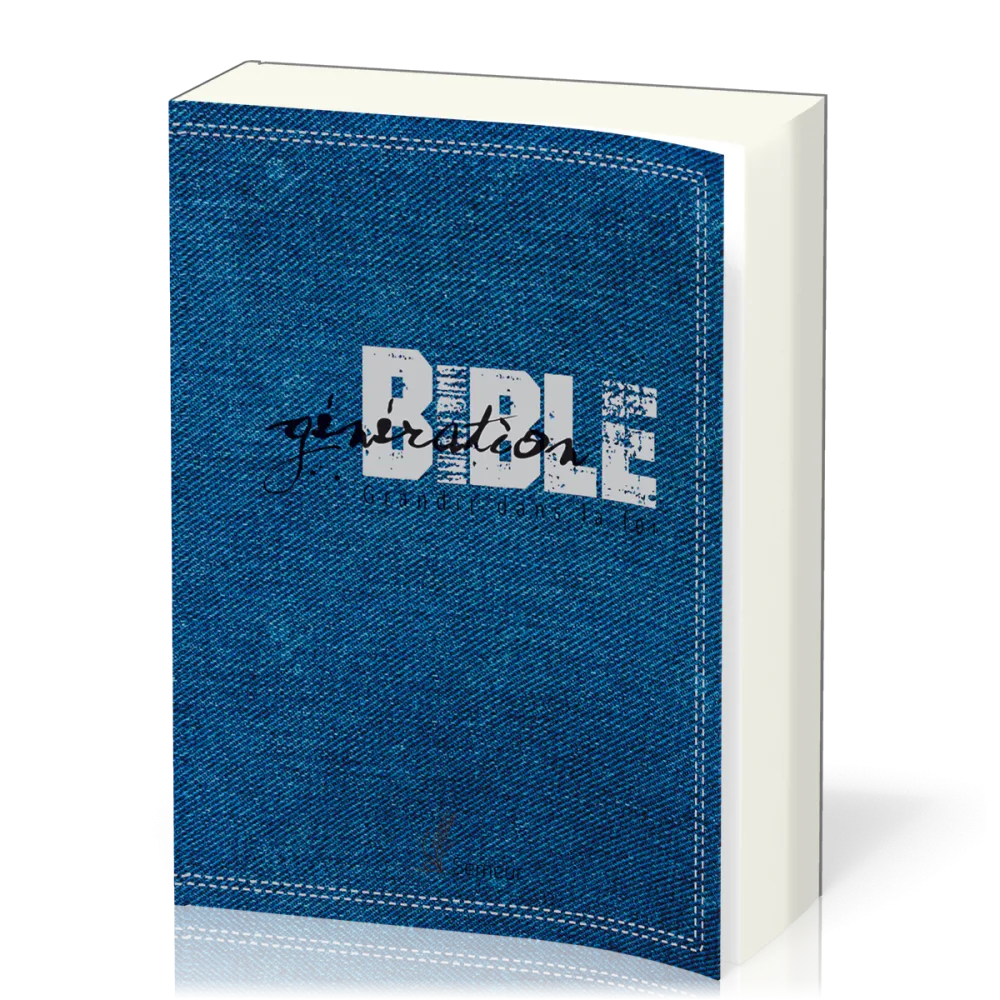 Bible d'étude Semeur, souple,  jeans - Génération - Grandir dans la foi