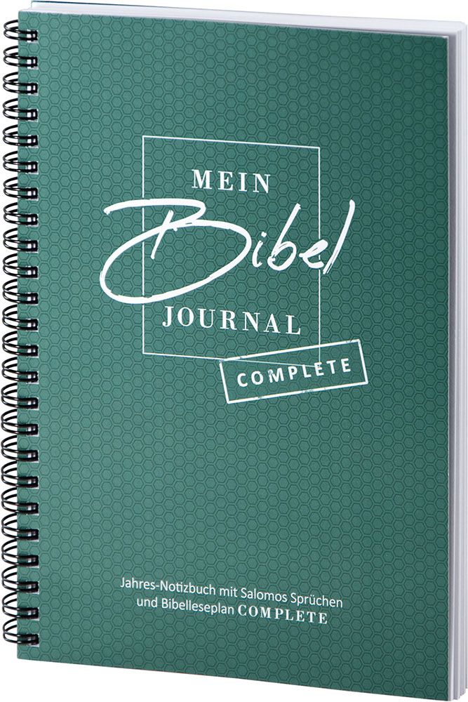 Mein BibelJournal - Complete - Jahres-Notizbuch mit Salomos Sprüchen und Bibelleseplan