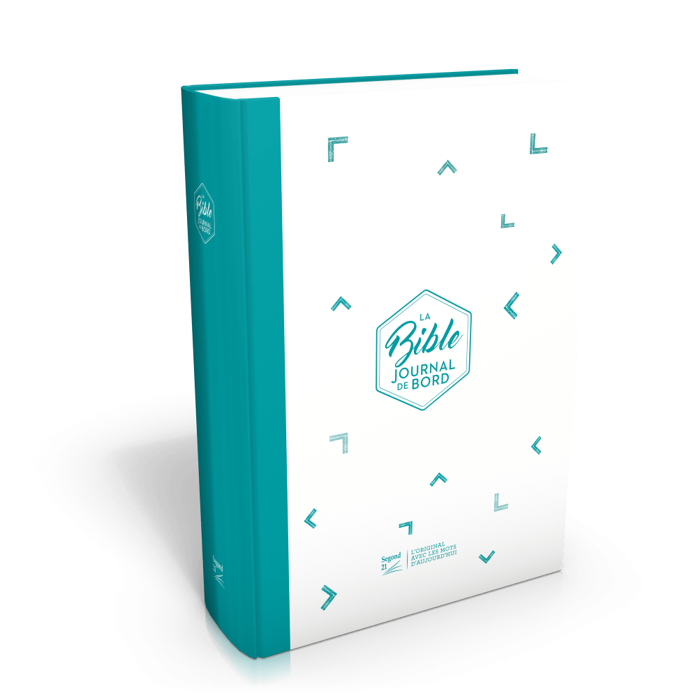 Bible Segond 21 Journal de bord - couverture rigide illustrée bleue