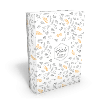 Bible Segond 21 Journal de bord - couverture souple, Vivella blanc avec motifs dorés