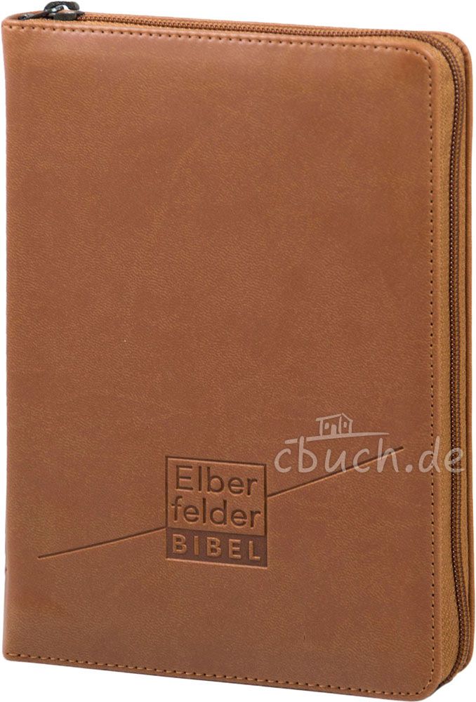 Elberfelder Bibel Taschenausgabe - Kunstleder Reissverschluss