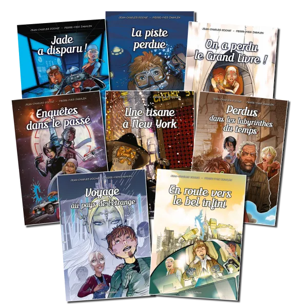 Explorateurs en BD (Les) - [pack de 8 livres]
