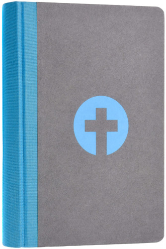 Allemand, Bible Schlachter 2000, poche, avec  paralelles, reliure coloré bleu clair/gris, reliure...