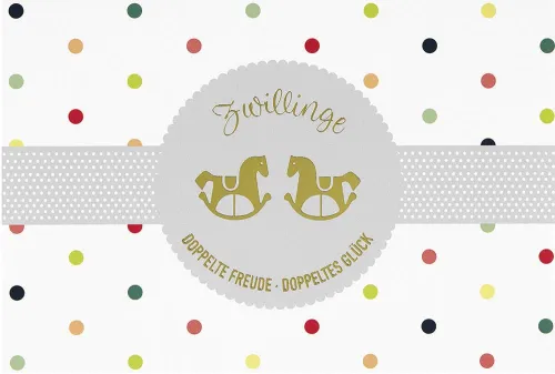 Doppelkarte Doppelte Freude