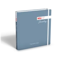 NGÜ Neues Testament - Journaling-Ausgabe, gebunden blau mit Gummiband NGÜ Neues Testament - Journaling-Ausgabe, gebunden blau mit Gummiband