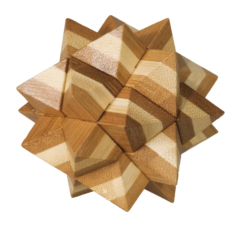 Casse-tête bambou : étoile