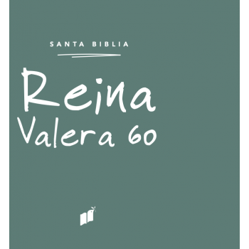 Espagnol, Bible Reina Valera 1960, brochée  avec rabat, vert canard