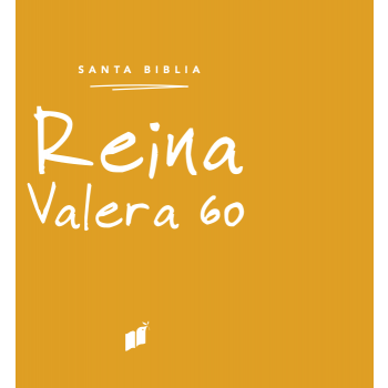 Espagnol, Bible Reina Valera 1960, gros caractères, brochée souple avec rabat, jaune moutarde
