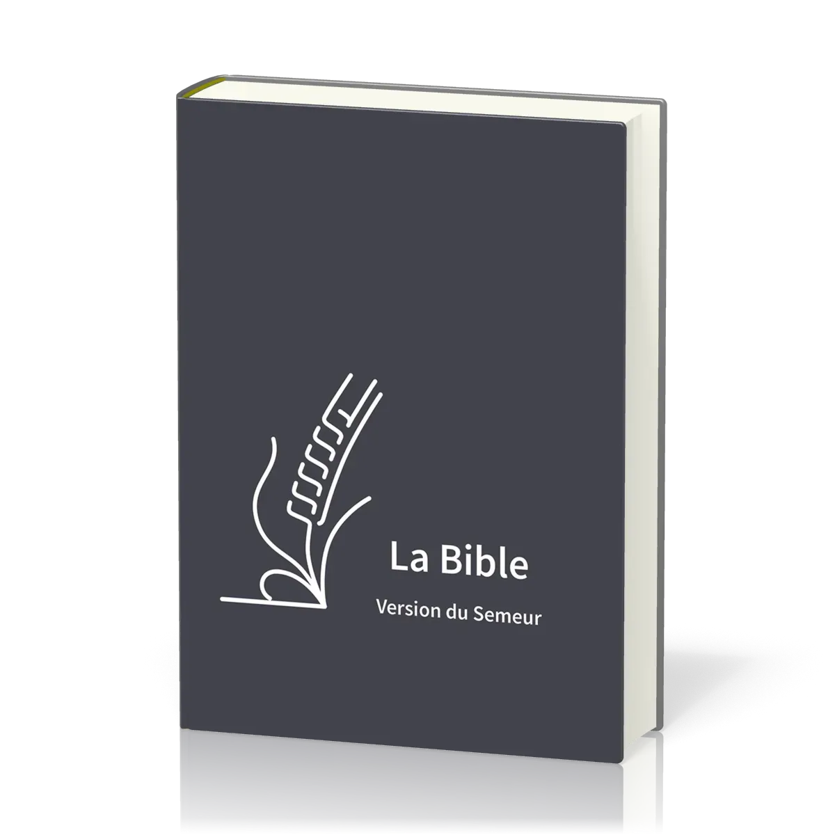 Bible Semeur 2015, compacte, couverture textile semi-souple bleue marine - tranche blanche