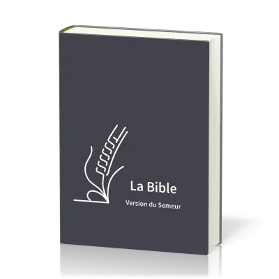 Bible Semeur 2015, compacte, couverture textile semi-souple bleue marine - tranche blanche