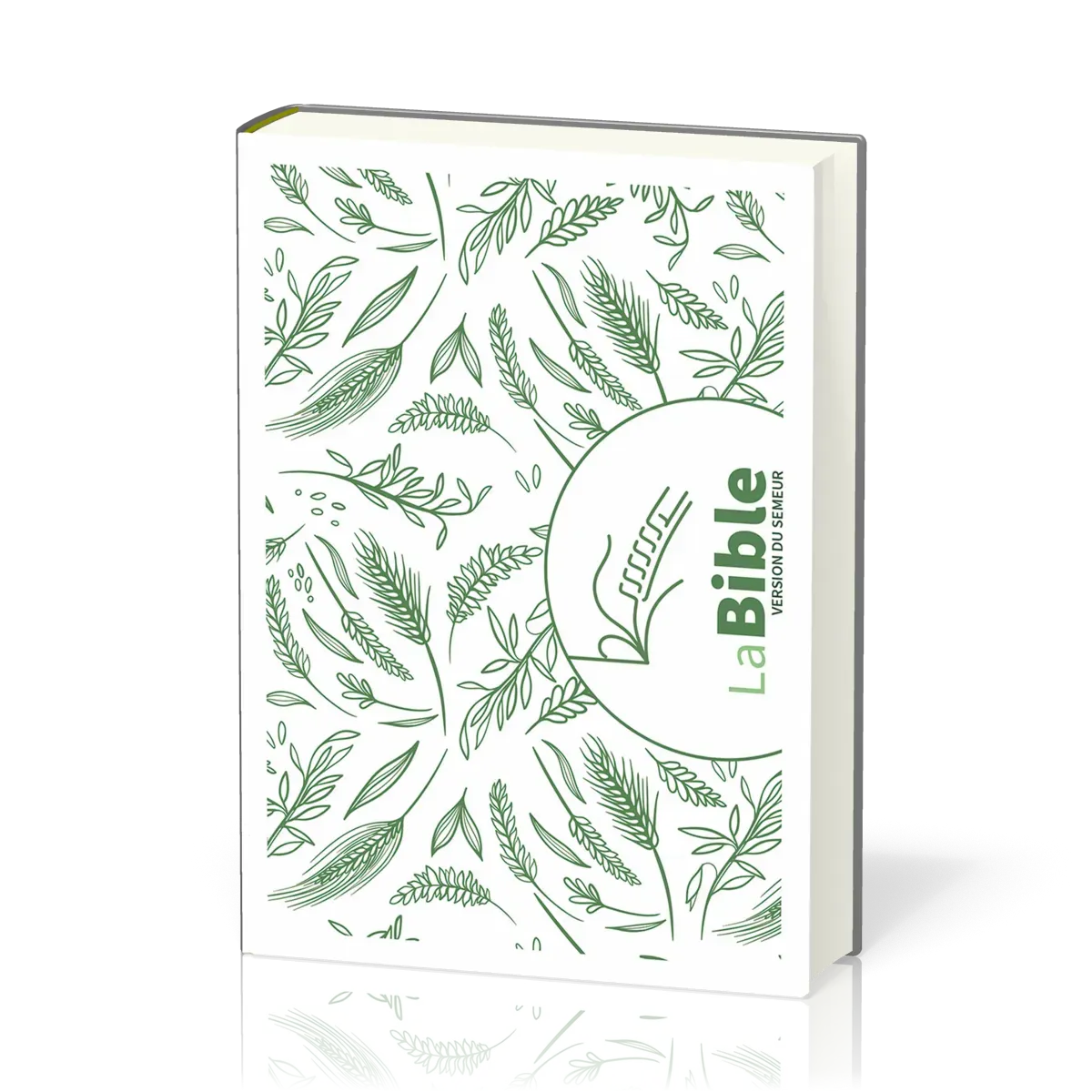 Bible Semeur 2015, compacte, couverture textile rigide, épis de blé - tranche blanche