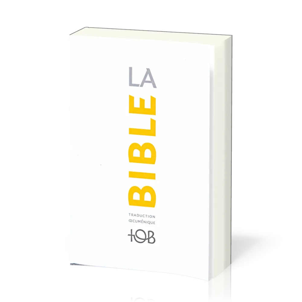 Bible TOB 2010, compacte, couverture imprimée - brochée, avec livres deutérocanoniques...