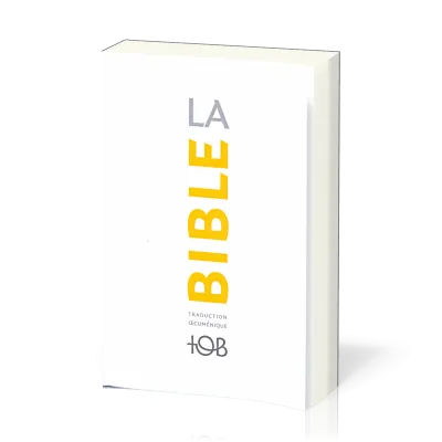 Bible TOB 2010, compacte, couverture imprimée - brochée, avec livres deutérocanoniques...
