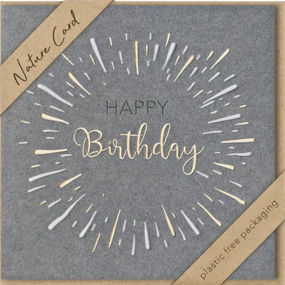 Doppelkarte Happy Birthday NC
