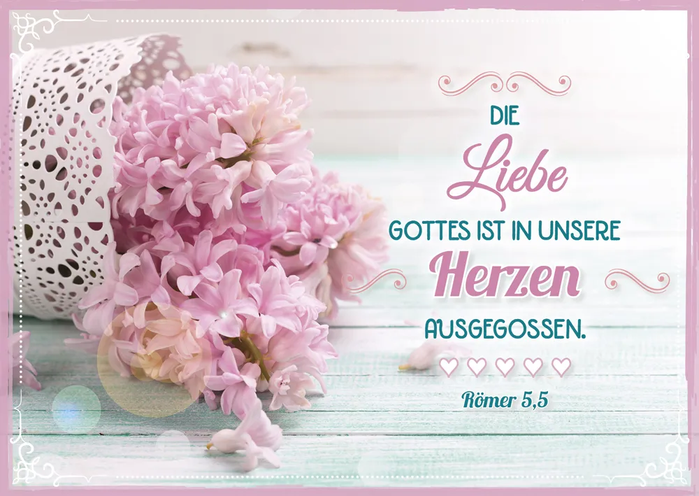 Postkartenbox Herzliche Worte - 12 verschiedene Postkarten in einer Box mit Magnetverschluss