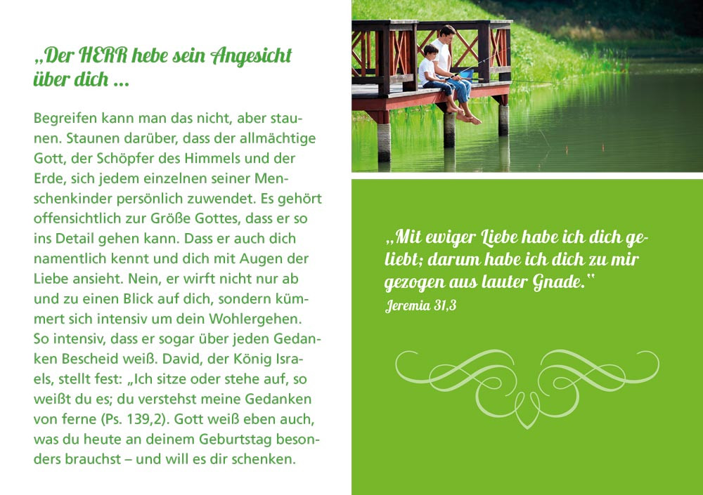 Grussheft mit Briefumschlag Der Herr segne dich