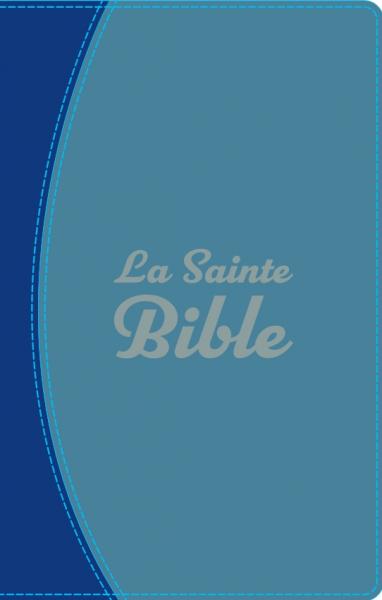 Bible Segond 1910, de poche, duo bleu - couverture souple