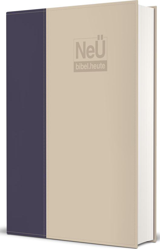 NeÜ bibel. heute Standardausgabe - Zweifarbiges Kunstleder Lila/Beige