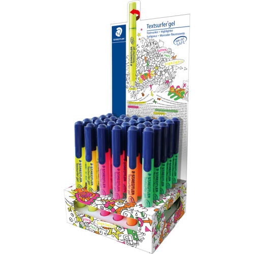 Surligneur Staedtler à cire, Display de 30 pièces - Pour Bible