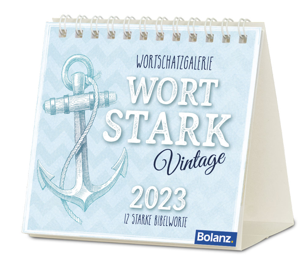 Kalender Wortstark - Lesezeichenkalender