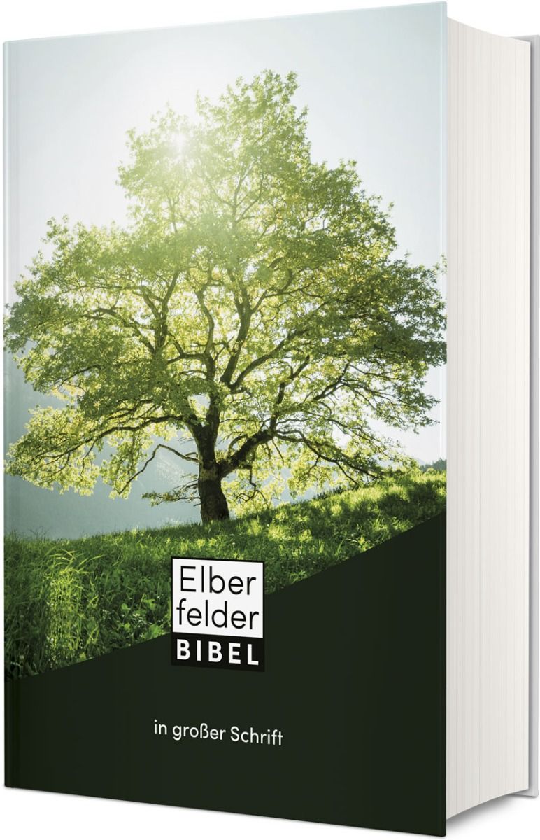 Elberfelder Bibel Grossdruckausgabe - Hardcover, Motiv Baum