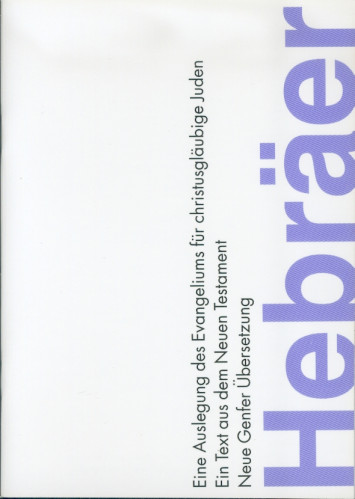 Allemand, NGÜ - épître aux Hébreux