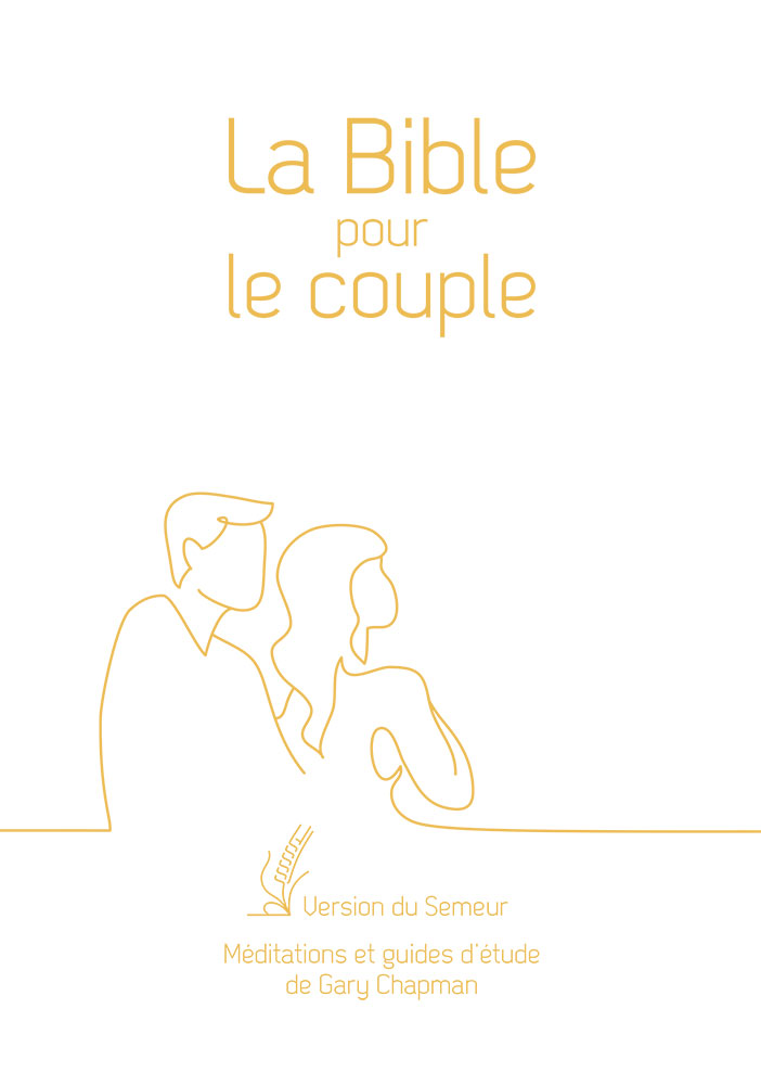 Bible pour le couple Semeur 2015, blanche - couverture souple, tranche or