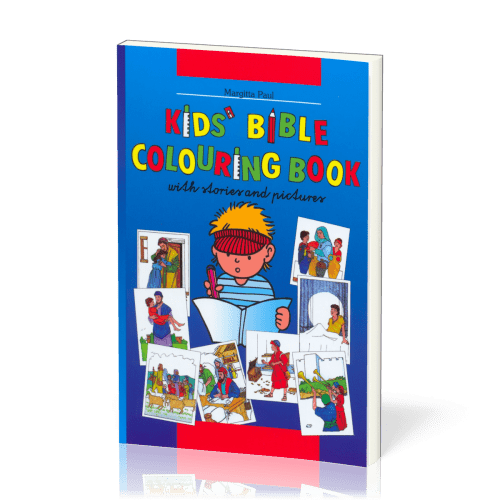 Bible à colorier en anglais - Kids' bible coloring book with stories and pictures