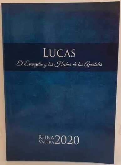 Espagnol, Evangile de Luc & Actes des Apôtres Reina Valera 2020, gros caractères, broché, bleu