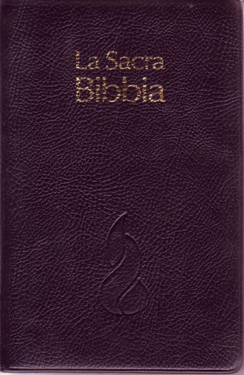 ITALIEN, BIBLE N.R. SOUPLE, NOIR, TR. OR