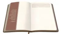 Notizbuch - Aus Gnade errettet - Kunstleder braun Notizbuch - Aus Gnade errettet - Kunstleder braun