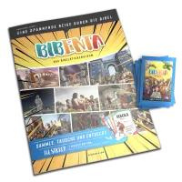Das Bibelstickeralbum Starter-Set inkl. 16 Stickerbilder - BIBENTA